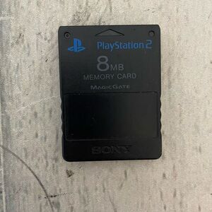 Official Original OEM Sony PlayStation 2 II Memory Card (Black) PS2 Authentic!